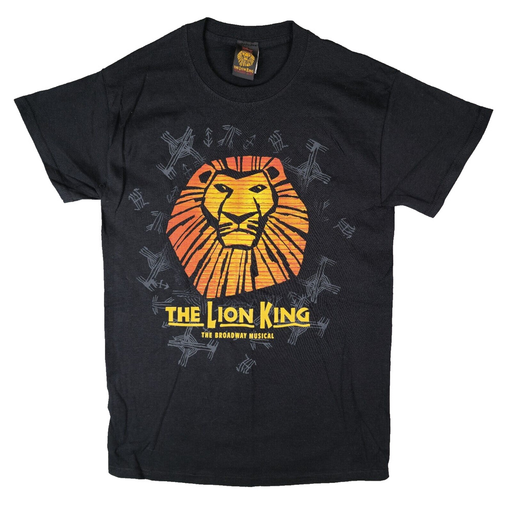 Disney The Lion King The Broadway Musical T-Shirt Black Size Small